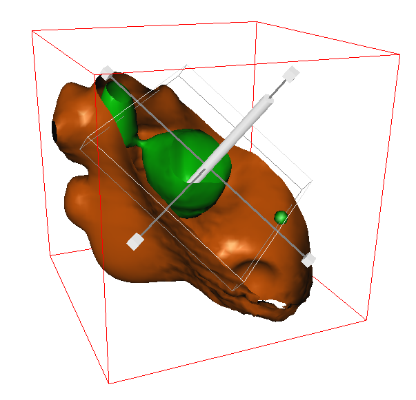 Clip planes remove a portion of a graphic to display the sections 